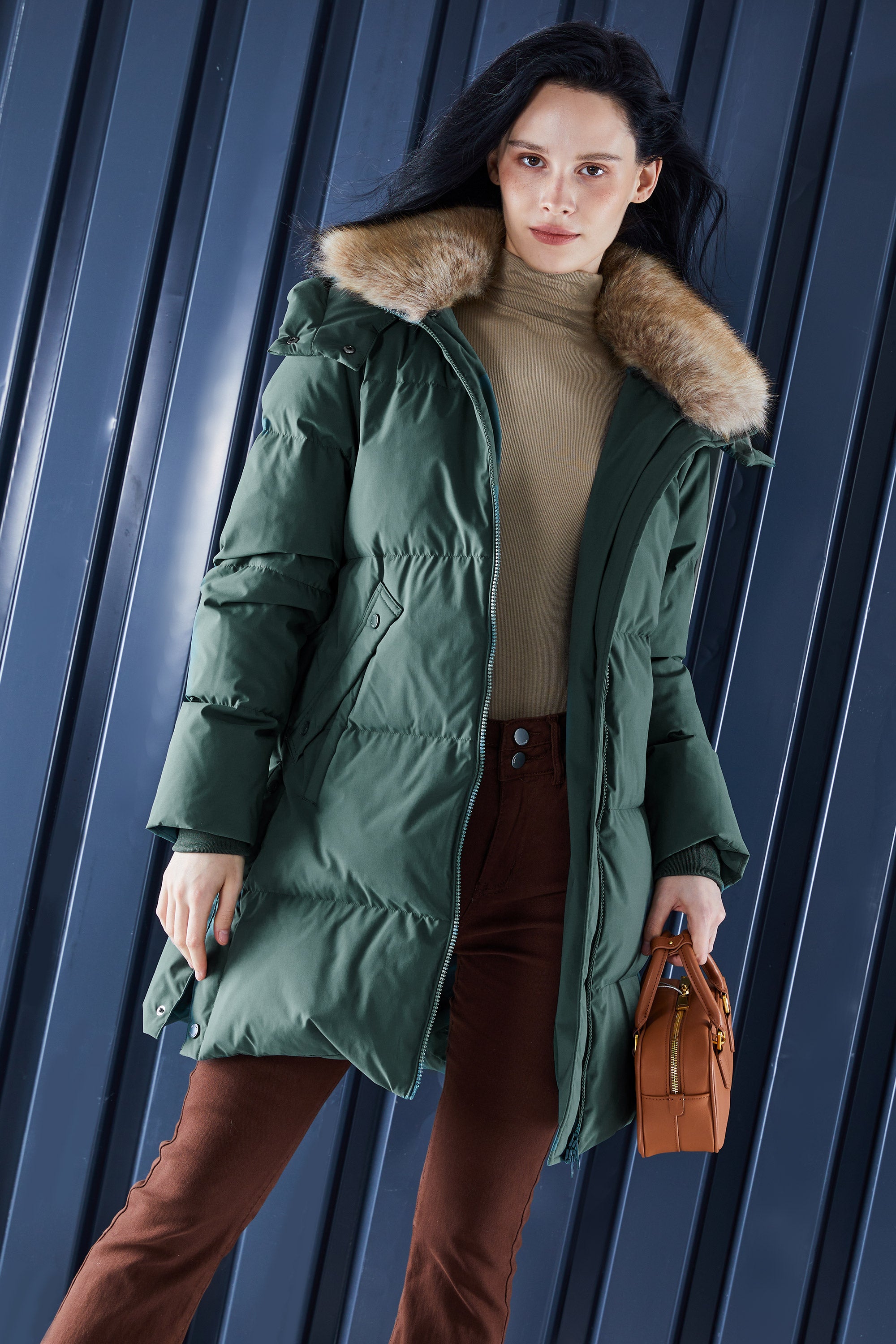 Mid-Length Winter Thicken Puffer Jacket