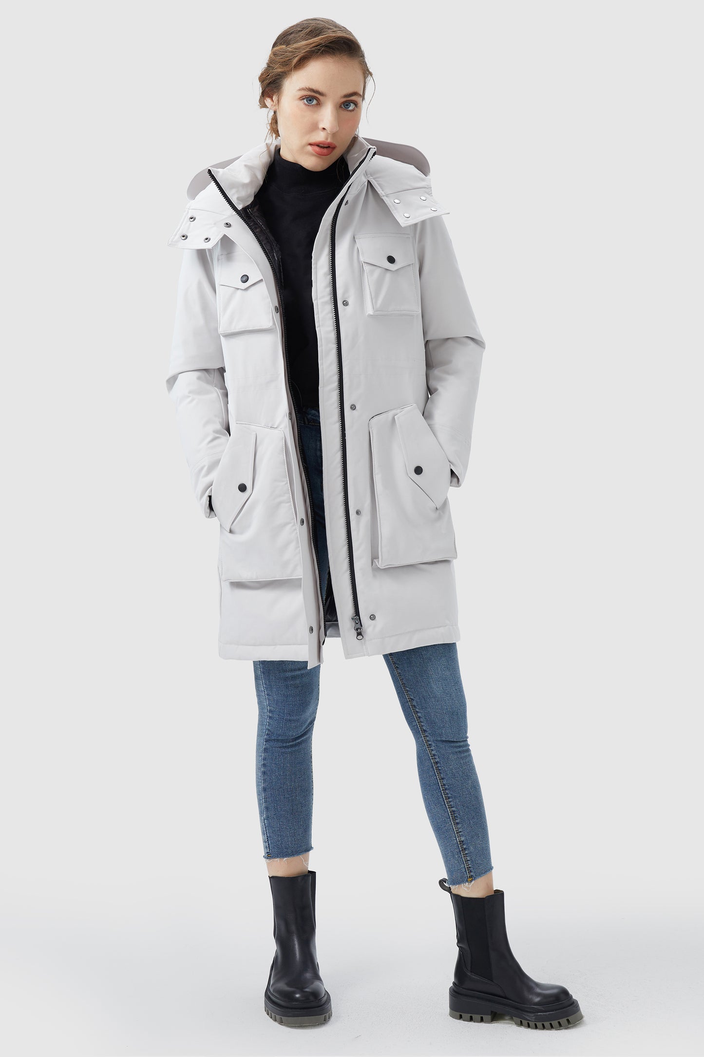Thicken Winter Parka Coat with Hood