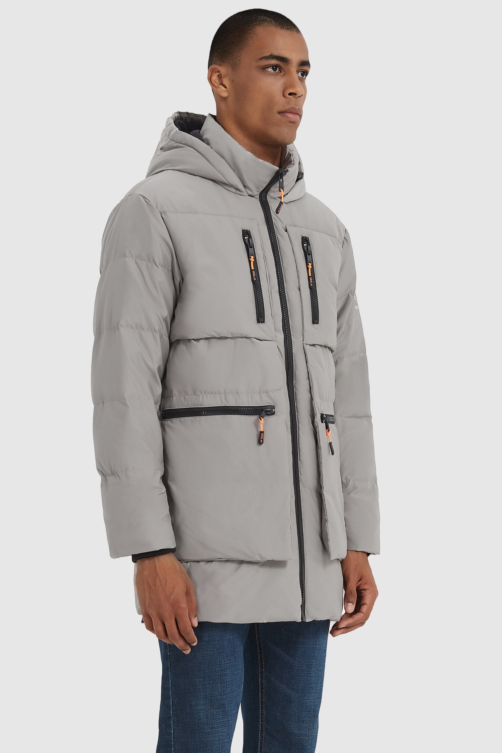 092 Universe Classics Hooded Thickened Windproof Down Jacket