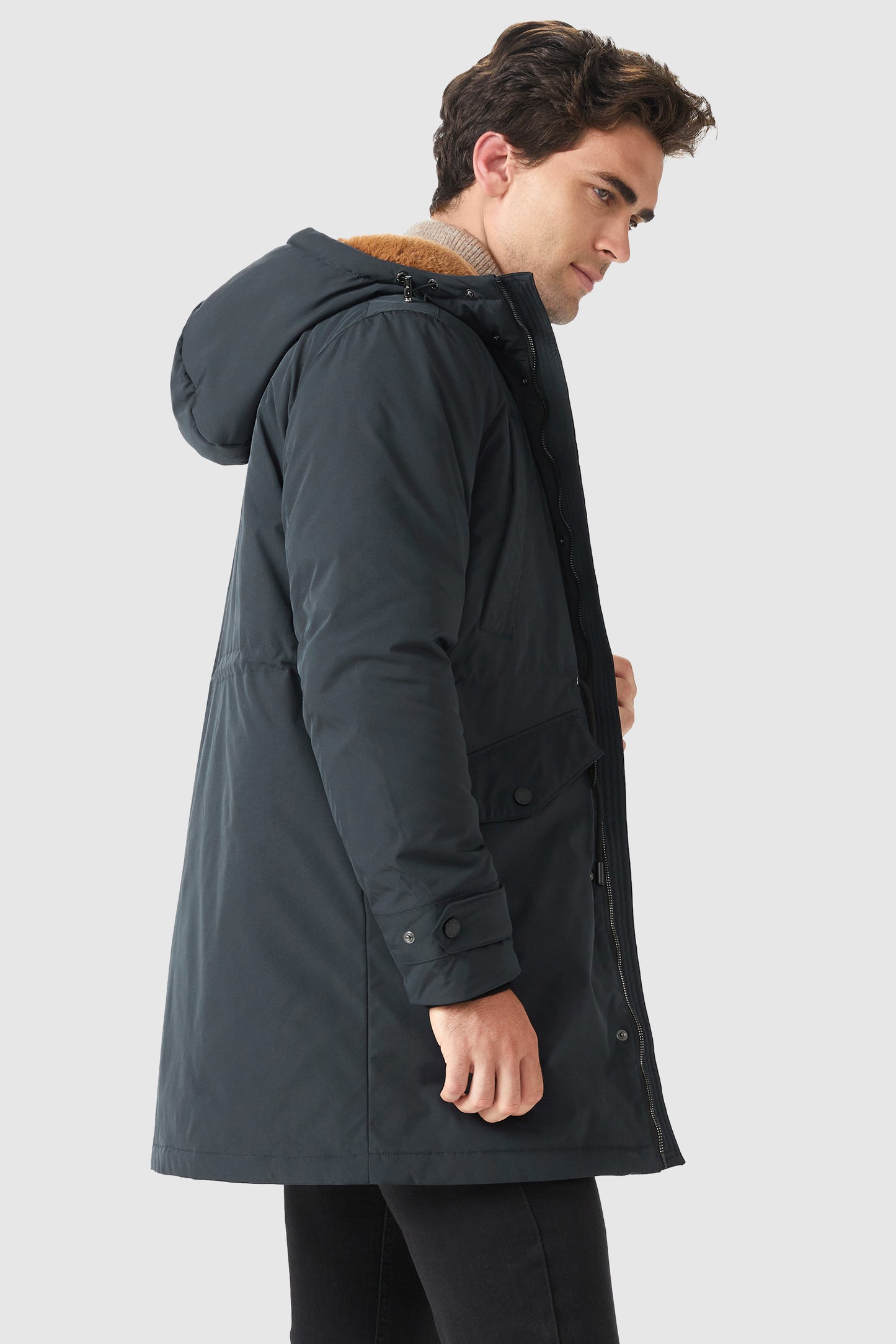 Winter Thicken Parka Jacket with Fleece Lined